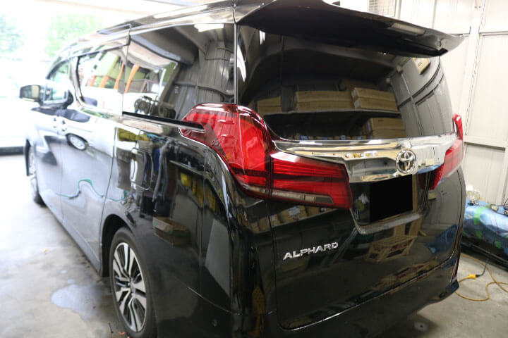 アルファード 施工写真 2