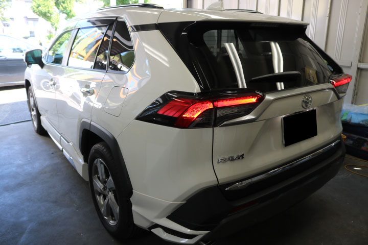 RAV4 6BA-MXAA54 ルミクール 施工