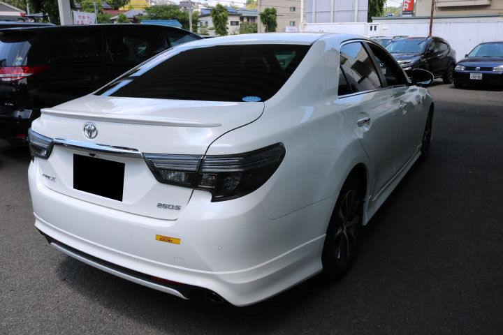 マークX 20% 施工後