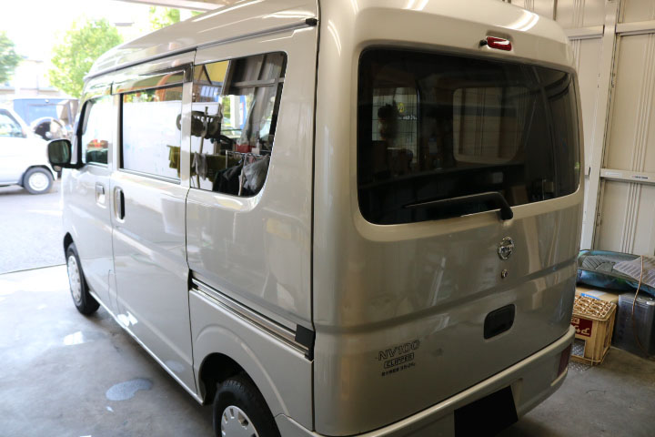 クリッパーバン EBD-DR17V シルフィード 施工