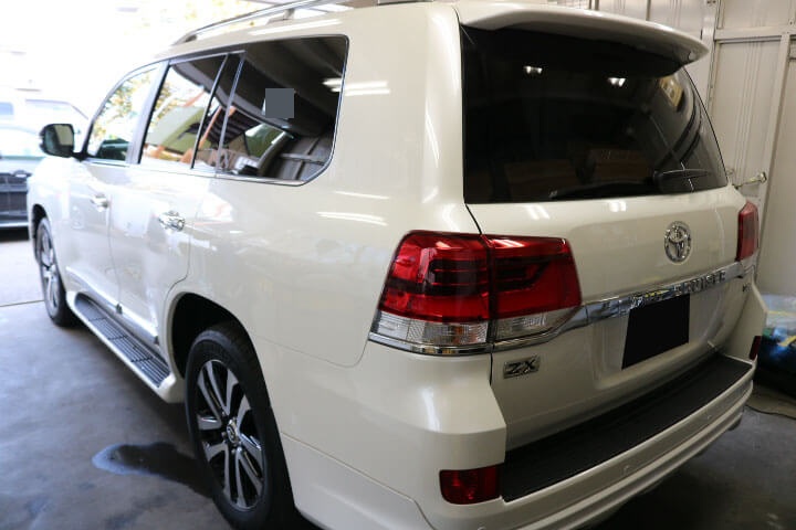 ランドクルーザー 施工写真 2