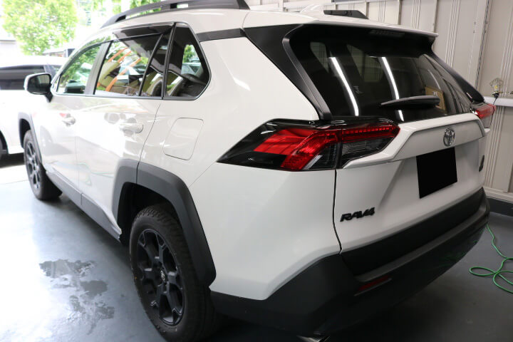 RAV4 カーフィルム施工写真