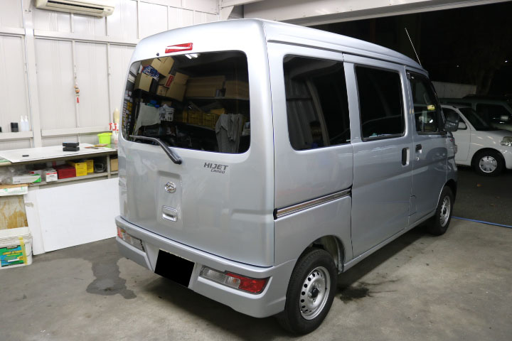ハイゼットカーゴ 3% 施工後