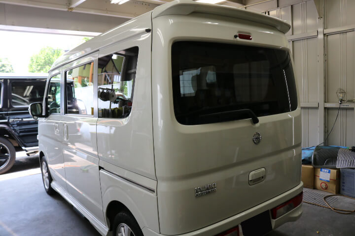 クリッパーリオ カーフィルム施工写真