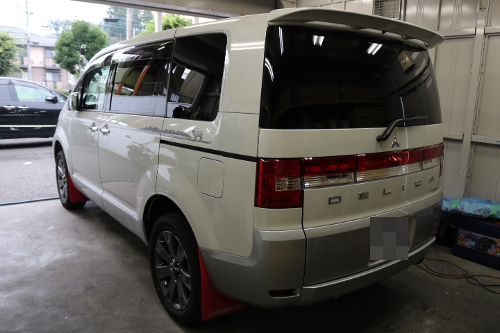 デリカD:5 7% 施工後