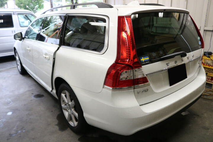 V70 カーフィルム施工写真